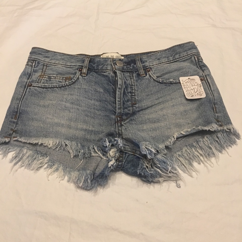 Free People Raw Hem Shorts